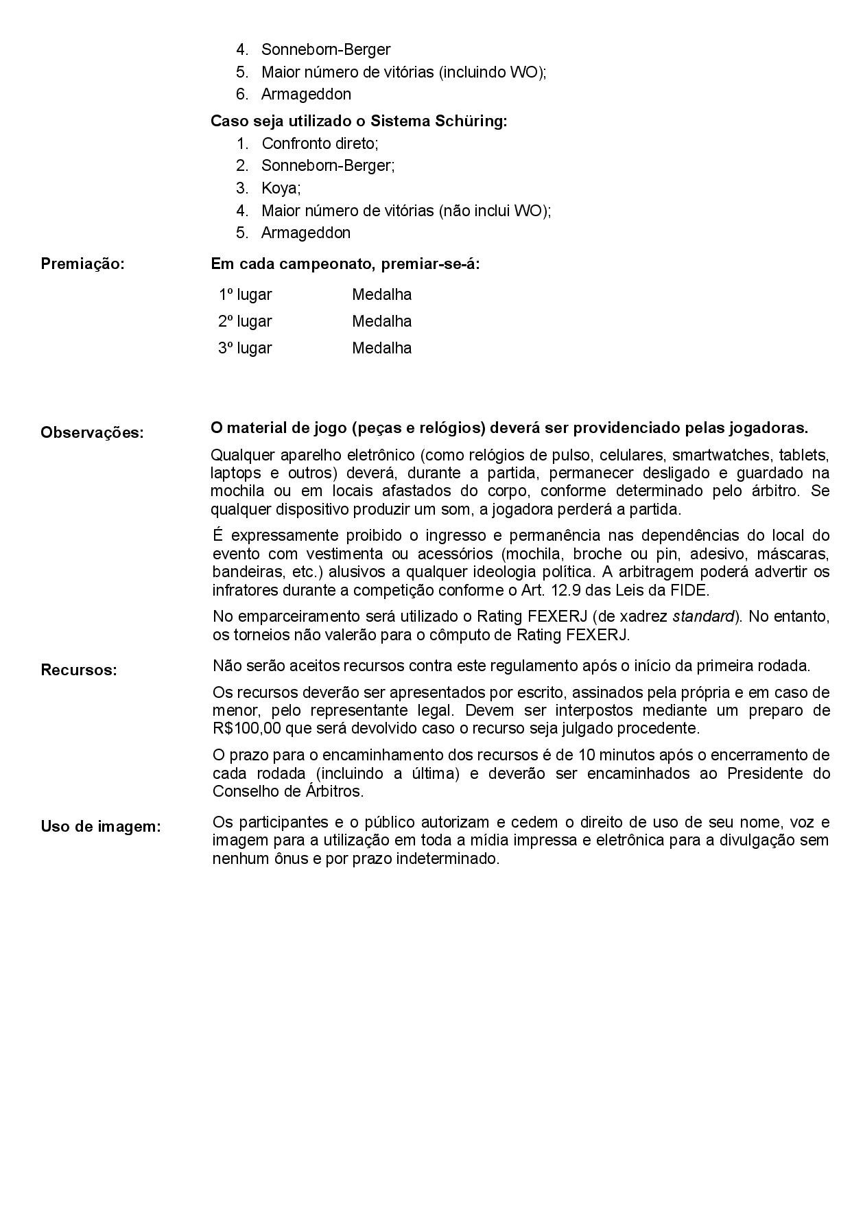 Campeonatos Estaduais Femininos de Xadrez Blitz e Rápido - 2023 em Rio de  Janeiro - Sympla