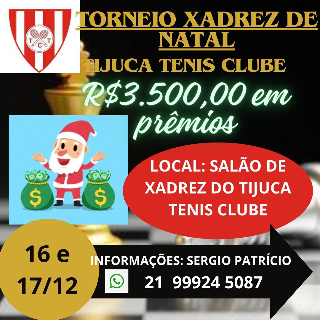 Clube de Xadrez de Três Rios: VEM AÍ O MAIOR TORNEIO DE XADREZ ESCOLAR DO  ESTADO DO RIO DE JANEIRO!! GRUPO MIL APÓIA O EVENTO!!